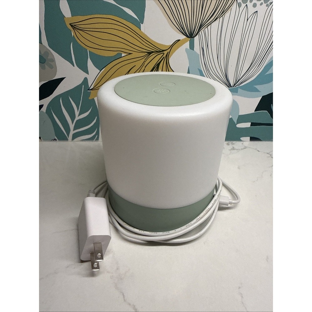 Popsugar Digital Sleep Aid‎ Alarm Clock W Sunrise Alarm Feature Mint Green/white